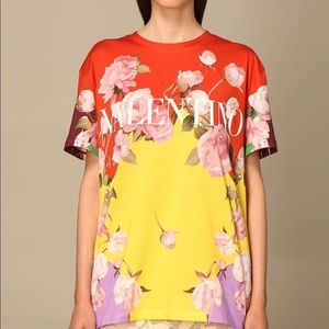 Valentino ‘Flying Flowers’ T-Shirt Xl